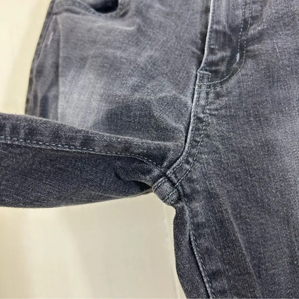 Flying Monkey Skinny Jeans Size 26 Wash Black Denim Distressed Stretch Jeans